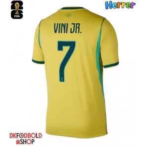 Brasilien Vinicius Junior #7 Hjemmebanetrøje VM 2026 Kort ærmer
